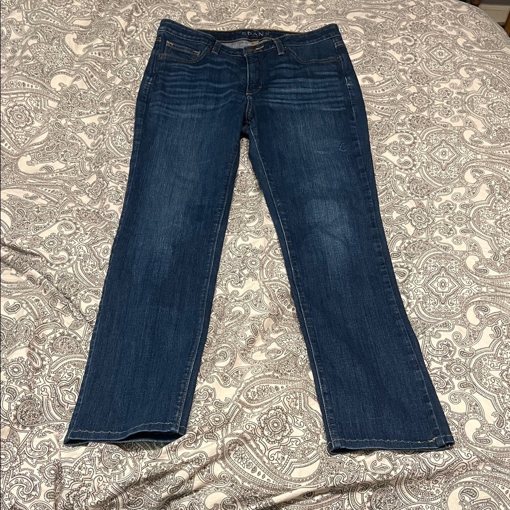 Spanx 30 slim straight dark wash jeans
